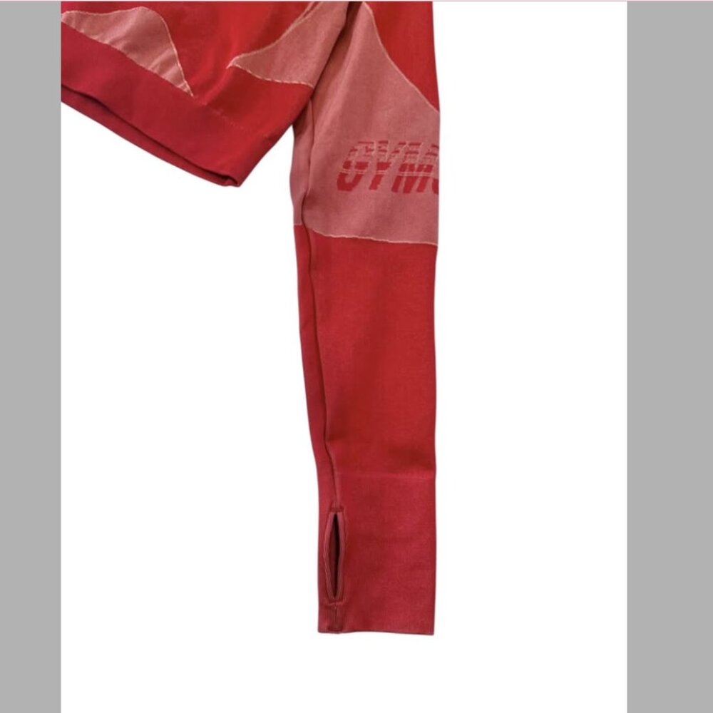 Gymshark Cropped Turbo Seamless Long Sleeve Stret… - image 5